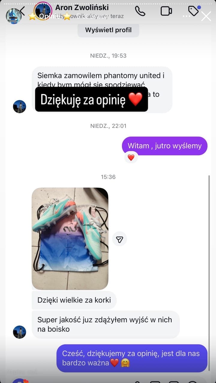Echte Kundenbewertung Stock-Sport