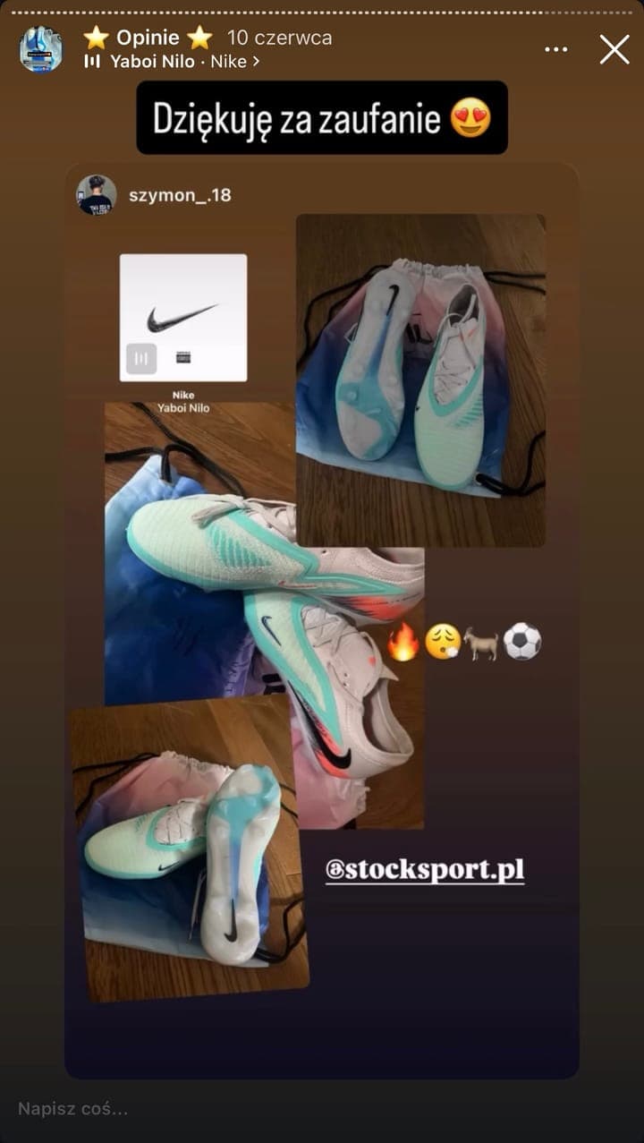 Echte Kundenbewertung Stock-Sport