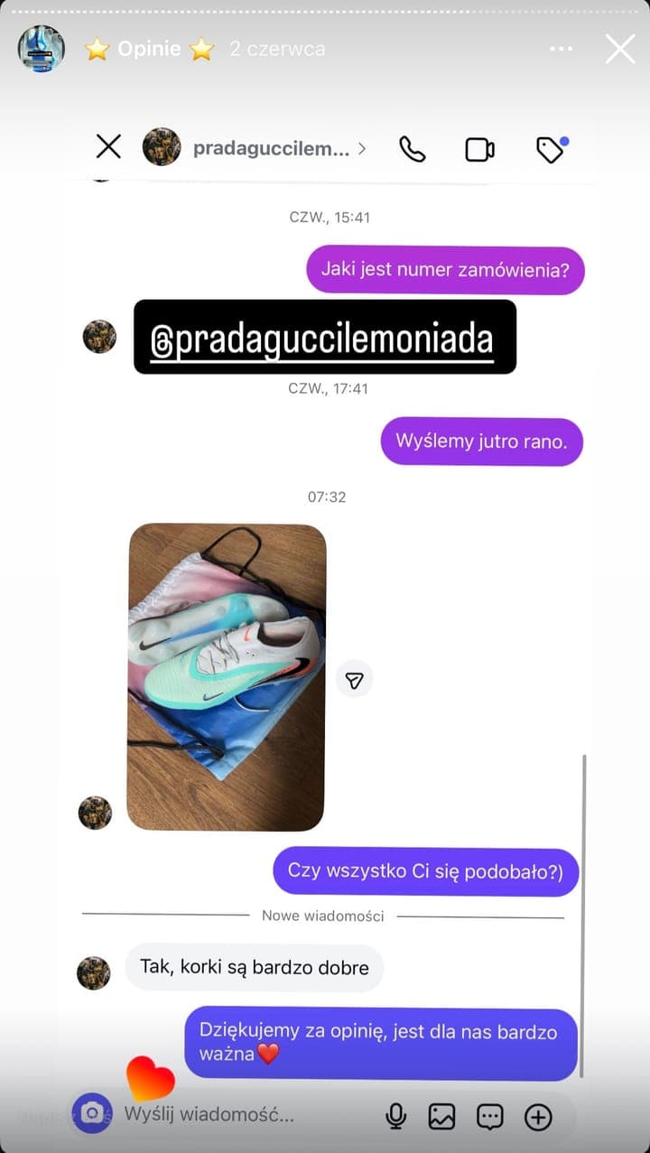 Echte Kundenbewertung Stock-Sport