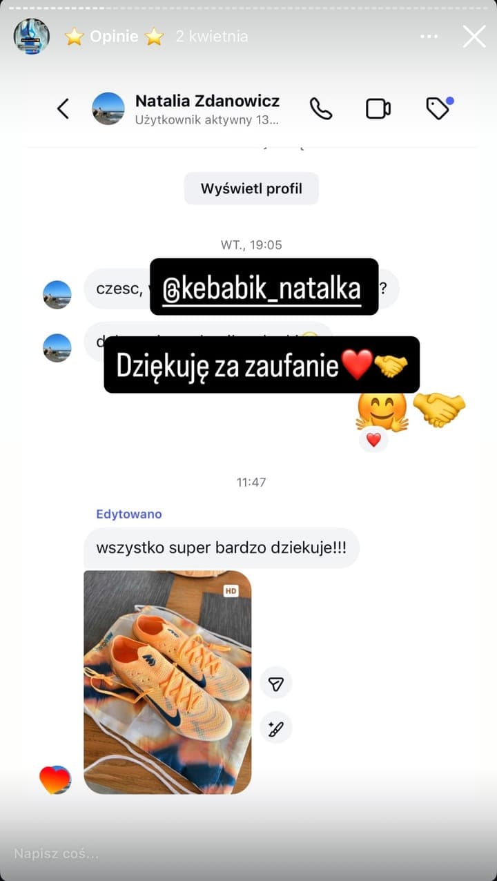 Echte Kundenbewertung Stock-Sport