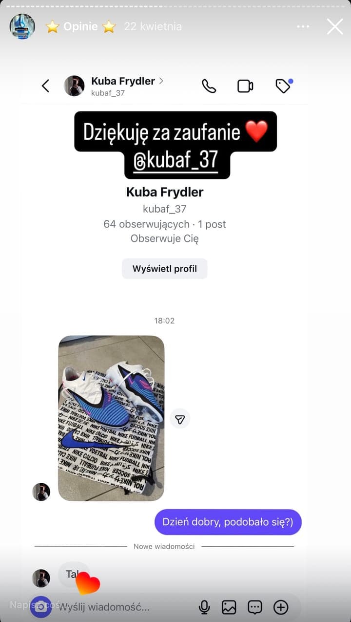 Echte Kundenbewertung Stock-Sport