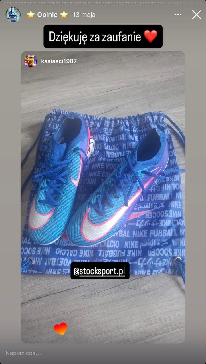 Echte Kundenbewertung Stock-Sport