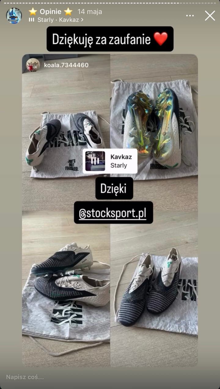 Echte Kundenbewertung Stock-Sport