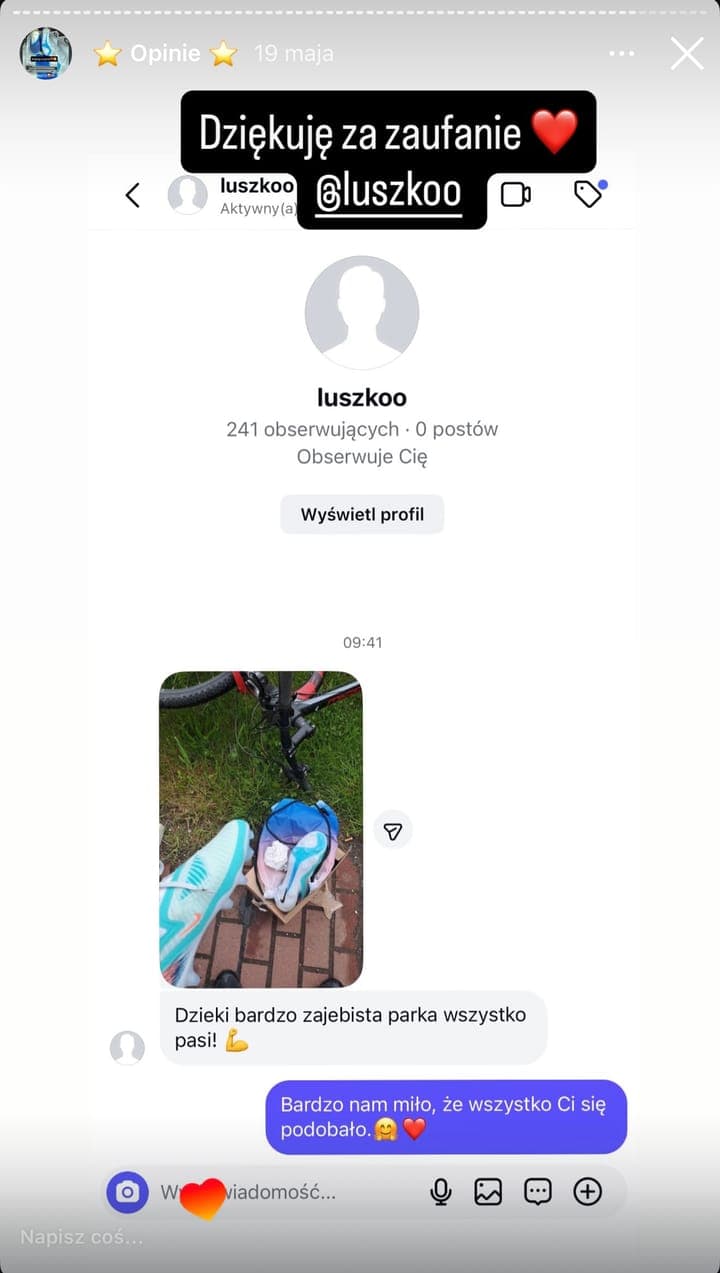Echte Kundenbewertung Stock-Sport